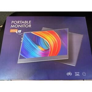 VOUWDY Portable Monitor, 15.6 Inch External Monitor